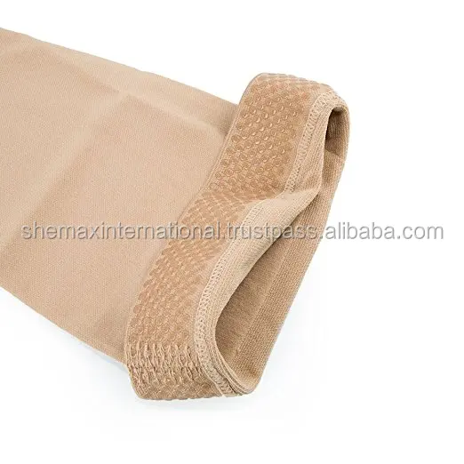 Shemax Compression Thigh High Open-toe Socks Graduated Support Prevent Varicose Veins Stocking Silicone Anti-slip