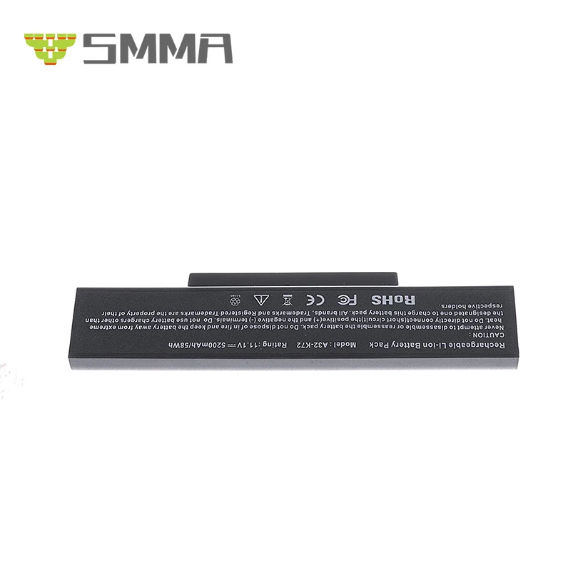 5200 mAh 56Wh 10.8 V Li-Ion laptop battery compatible for ASUS A32-K72 K73 A32-N71 N73 X77 Series 70-NZYB1000Z 70-NZY1B1000Z