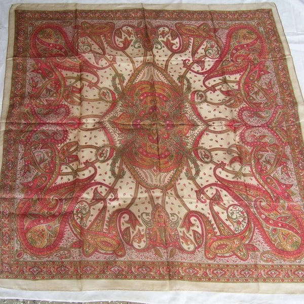 120*120 см 100% шелковый шарф квадратный