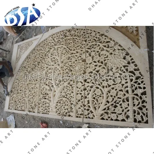 
Yellow sandstone siddhi Sayad ki jalli for entrance gate 