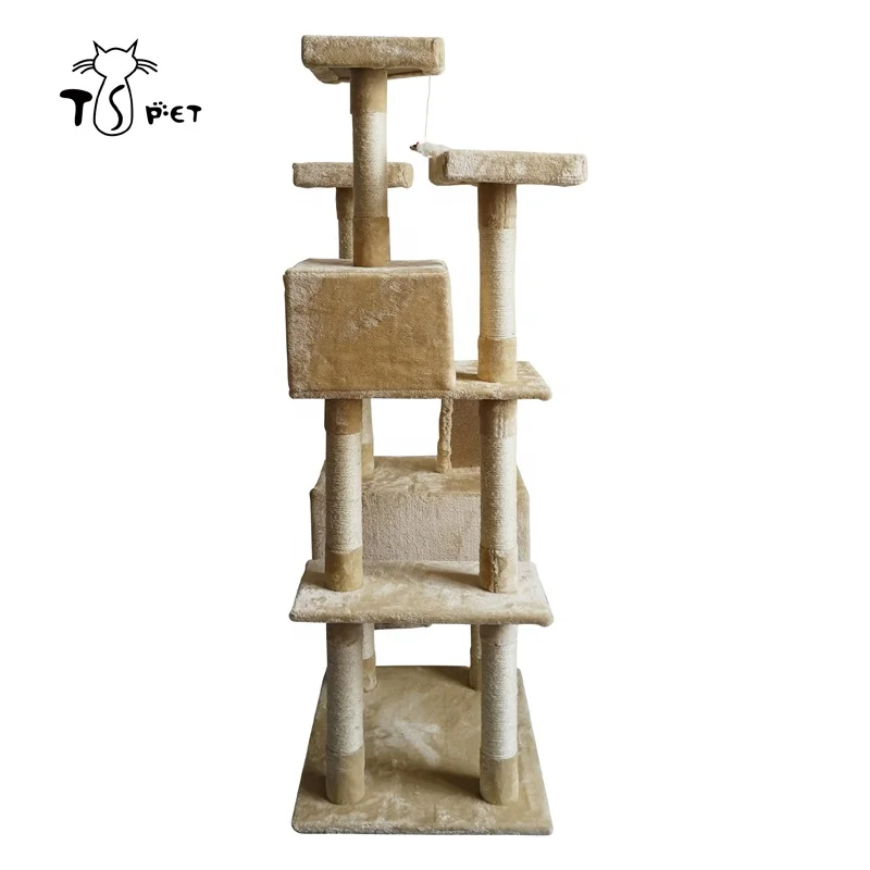 
Cat Tree Condo Play House Pet Scratcher Kitten Furniture Cat tower 