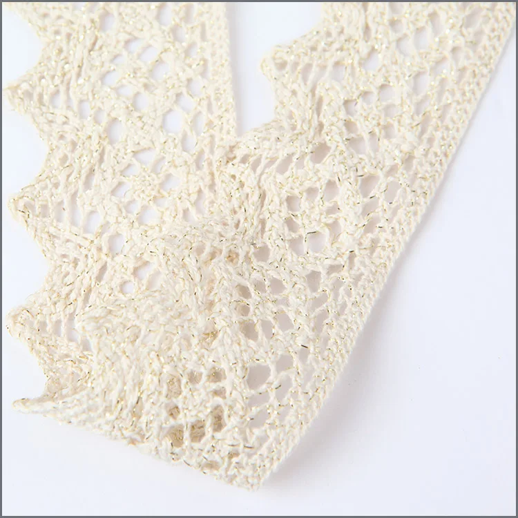 Custom Cotton Crochet Lace Pattern Bobbin  Zigzag  Lace
