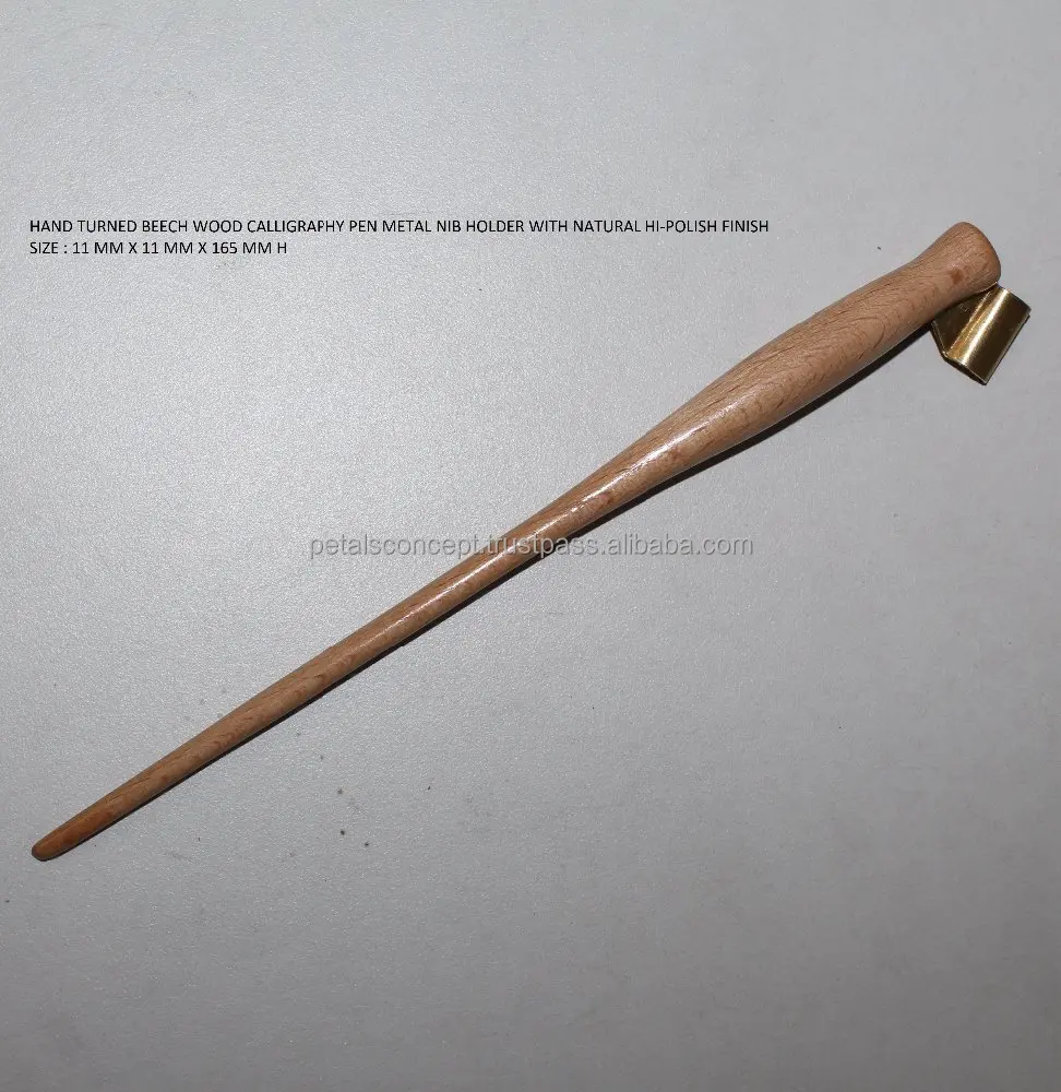Сделать в Индии стороны повернулся металлических СИБ держатель Деревянный каллиграфия пера