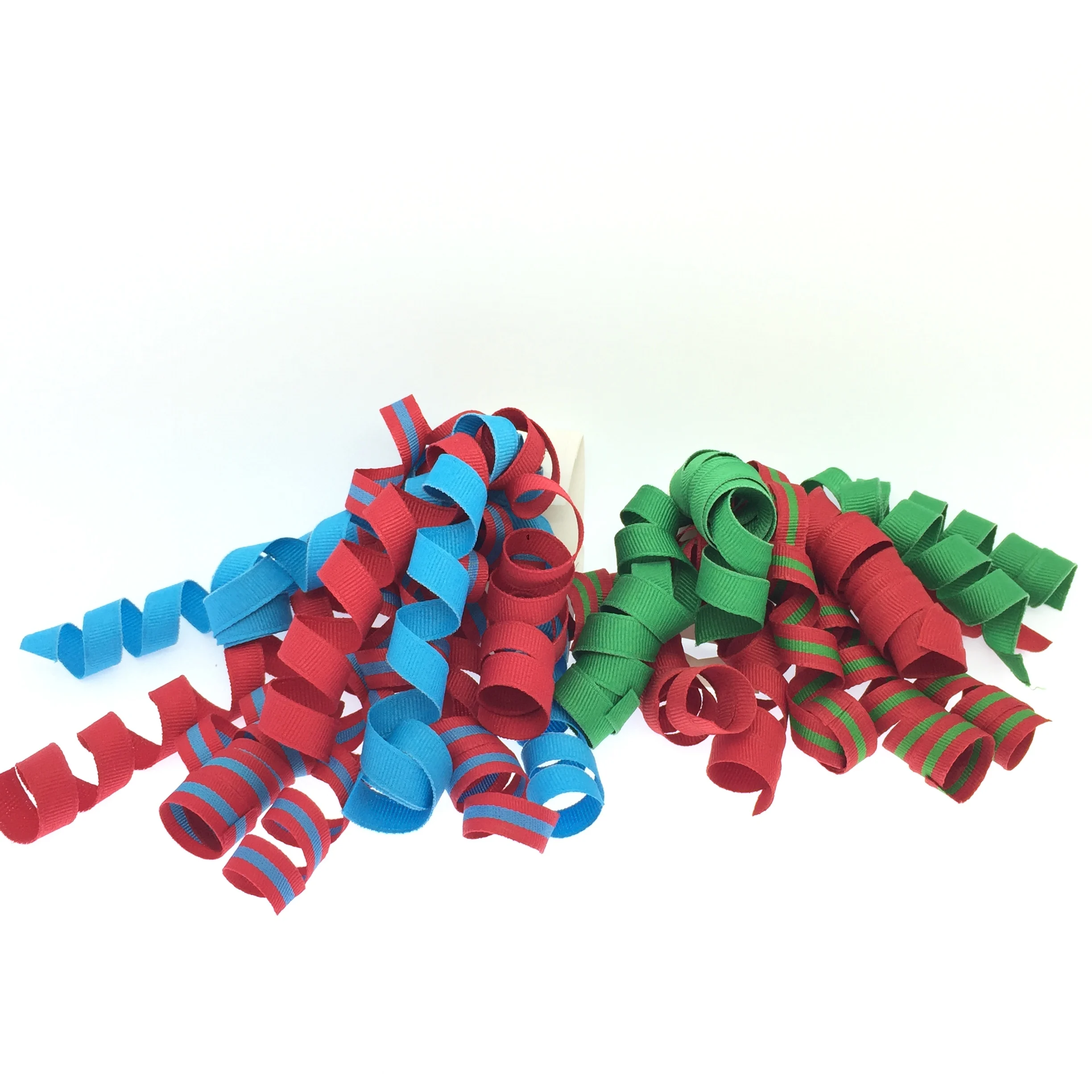 France flag 3 colors polyester grosgrain ribbon curl cascade