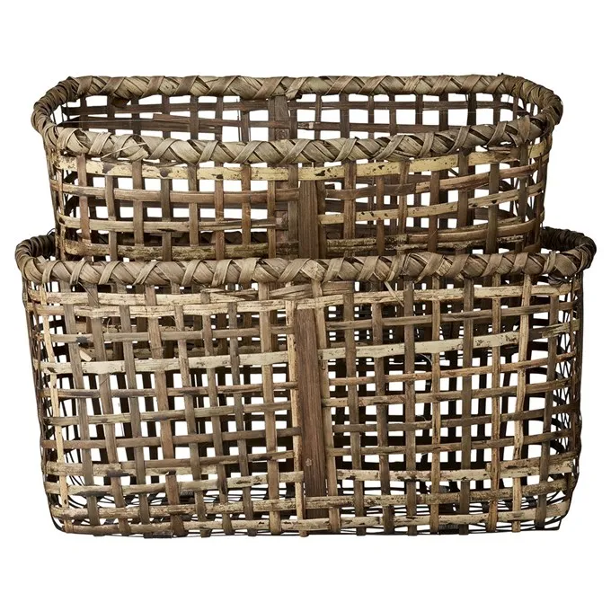 Spring&Summer 2019 high quality handmade bamboo rattan basket BK201906 ACHIO Vietnam manufacturer SGS, INTERTEK