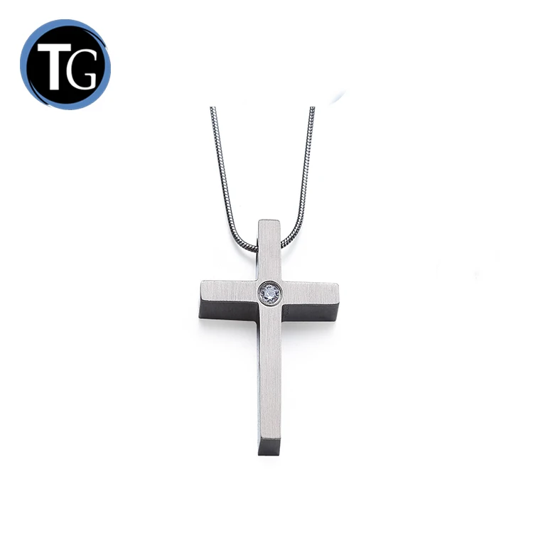 Pure titanium vertical pendant,engravable logo pendant