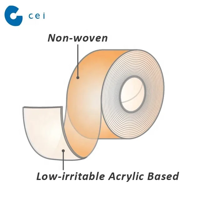 Hospital Supply High Breathable Adhesive Tape Medical Adhesive Plaster Wound Care Surgical Tape