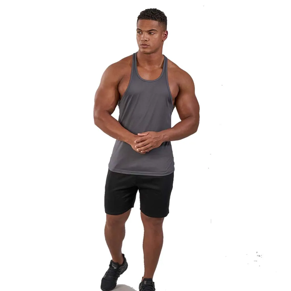 OEM Stylish Men undershirt sleeveless tank tops fitness casual cotton clothing