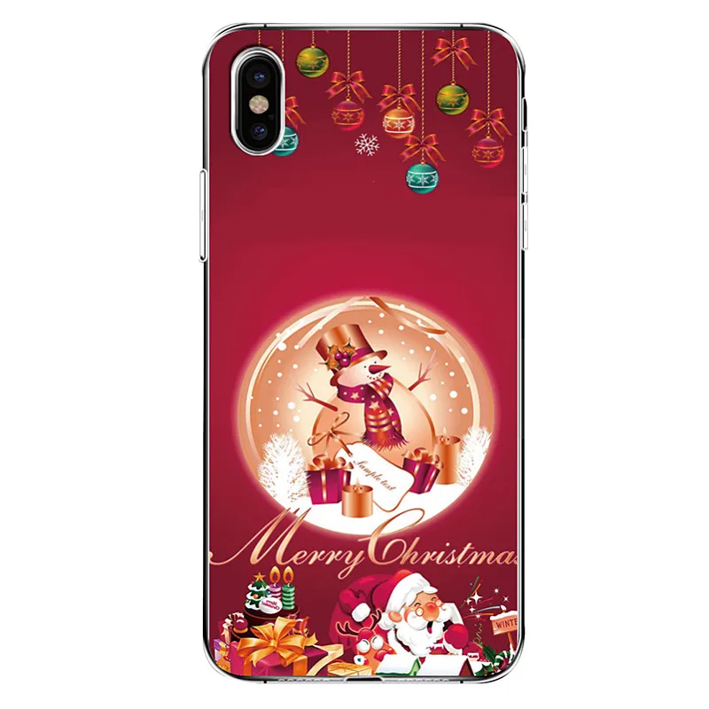 Christmas tree Gift Socks Soft TPU Mobile Phone Case For iPhone XS XR