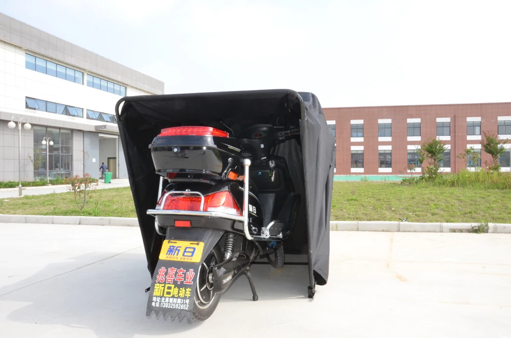Small Size Heavy Duty Motorcycle Shelter Shed Shelter Cover Storage Garage Tent with Lock & Carry Bag