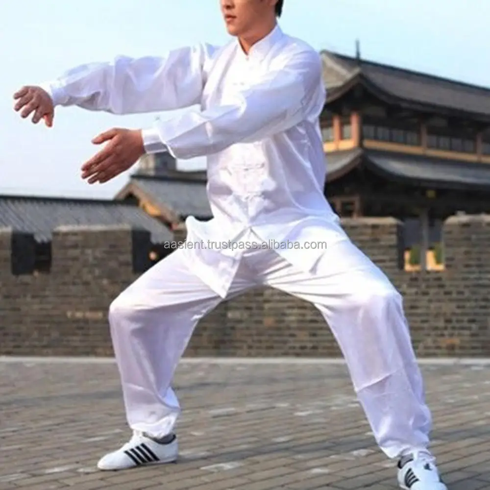 Unisex Cotton Blend Kung Fu Tai Chi Uniform Martial Arts Wear
