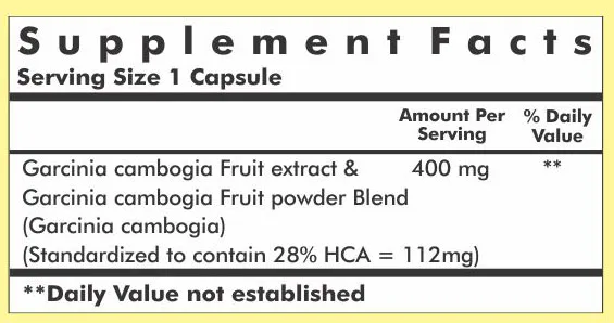 
Garcinia Cambogia Capsules 