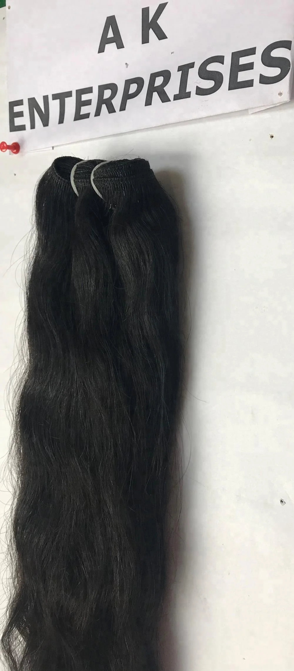 Genuine 100% Indian Remy Hair Weaving Extensions Best Quality Dark Black Clean Indian Human Hair Wave Style