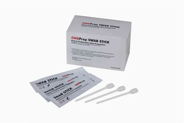 Chlorhexidine Gluconate Prep White Swab