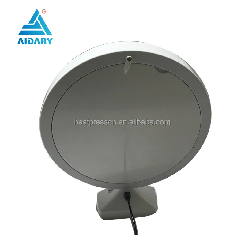 Photo Frame LED Mirror LED Magic Fashion Printer Ceramic Sublimation Bubble Light Bamboo Photo Frame Bulk or Gift Box or OEM