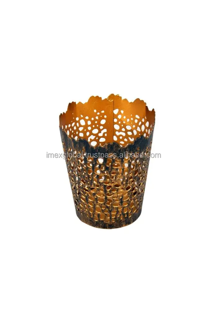 Tea Light Candle Stand indoor golden coated High Quality And Best Manufacturing In Cheap Price For Home and Wedding Decoration