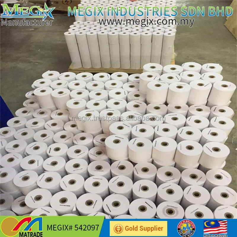 
Malaysia Megix cheap thermal cash register paper roll 