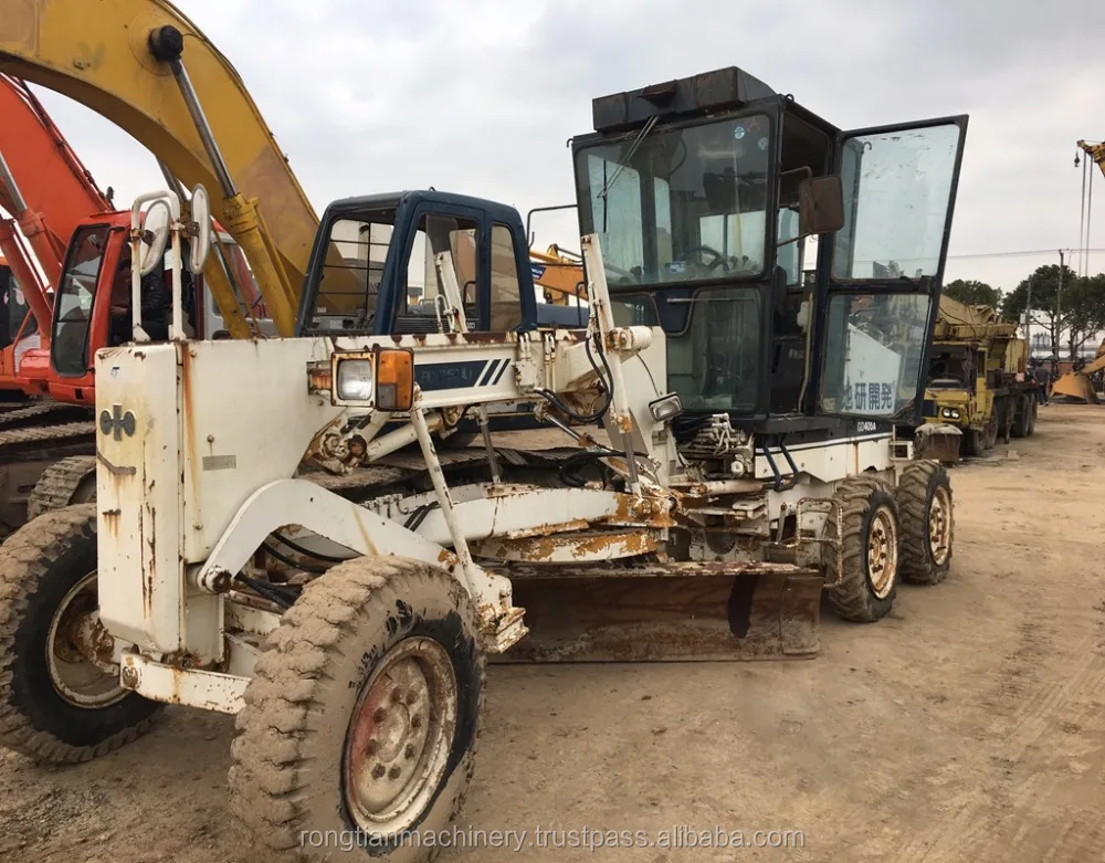 Strong Power Construction Equipment Komastu GD405 Model for heavy work / Working Condition Motor Grader for sale