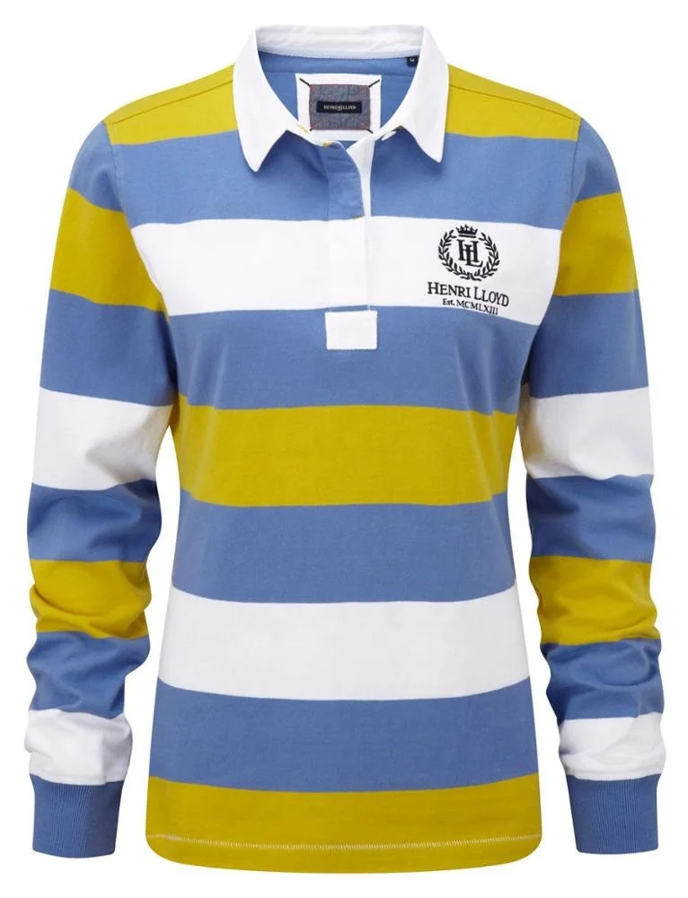 
Top Quality 65%Cotton/35%Polyester Heavyweight Striper Rugby Jersey 