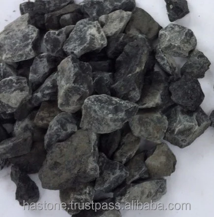 BLACK TUMBLED PEBBLE STONE