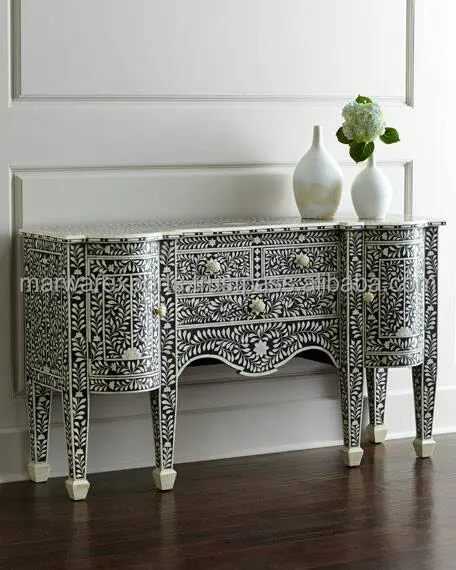 Bone inlay chest of drawers ,Bone Inlay Dresser