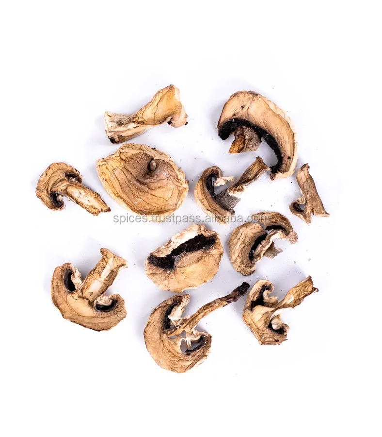 Champignon mushroom slices (air dried) - Agaricus bisporus