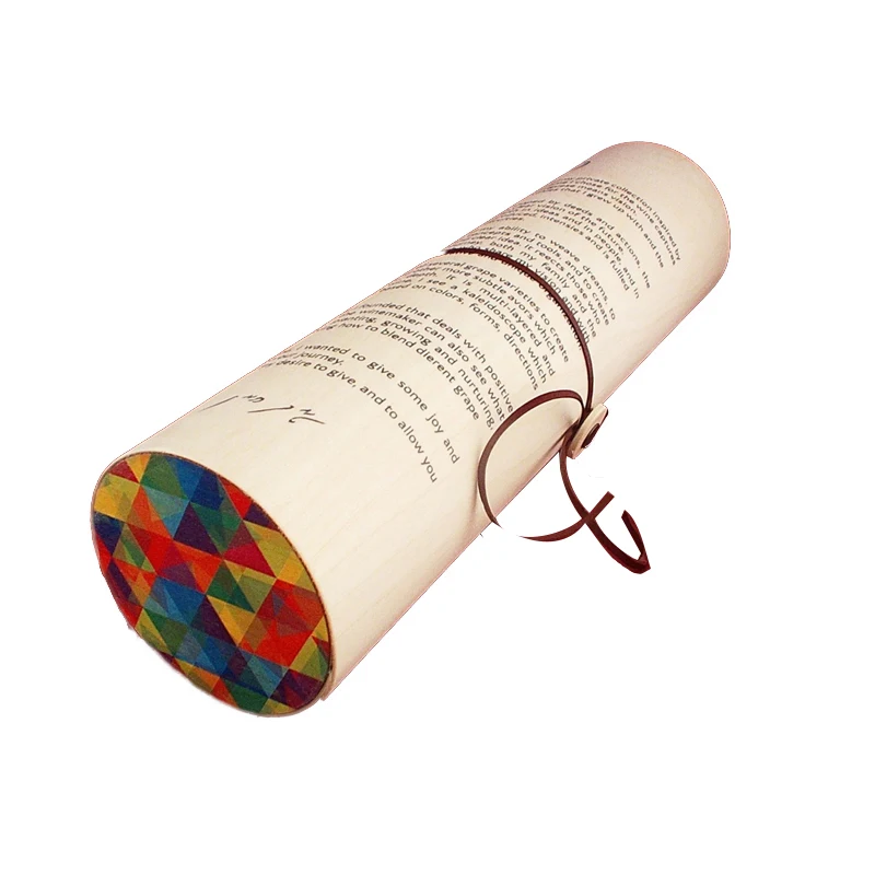 Изготовленный На Заказ гибкий цилиндр из шпона для бутилированных товаров