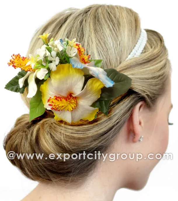 Fashion Hawaiian Hibiscus foam flower hair accessories for any occasion, fashion, gift and headwear