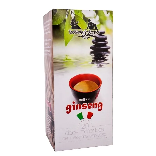 
ITALIAN COFFEE PODS GINSENG - 20 PODS BOX 