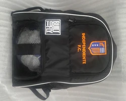 Soccer backpack with ball compartment custom branding offer