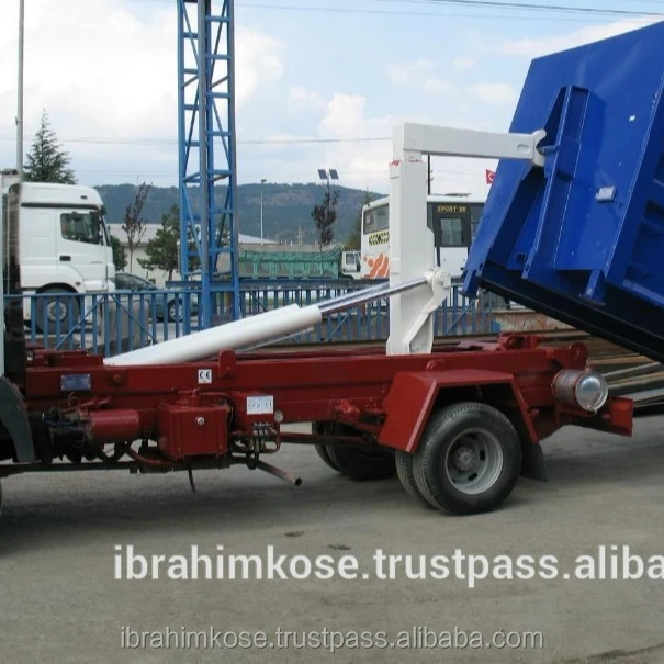  Мусоровоз с крючком и поворотным рычагом