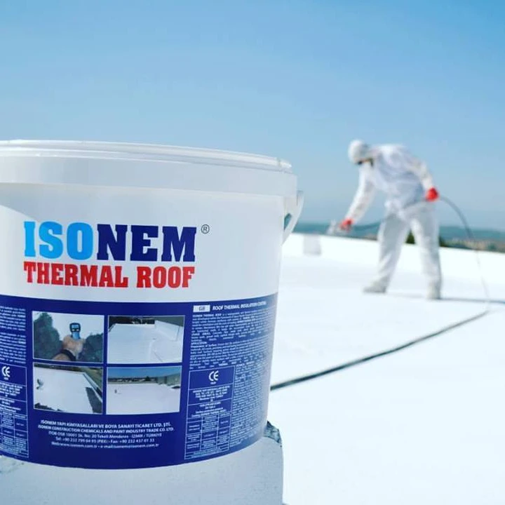 ISONEM THERMAL ROOF PAINT HEAT REFLECTIVE INSULATION, COOL ROOF, ENERGY SAVING