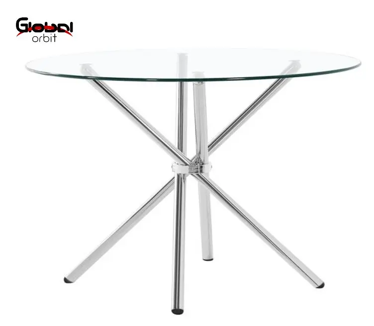 Round Dining Table Hotel Lobby Round Glass Table