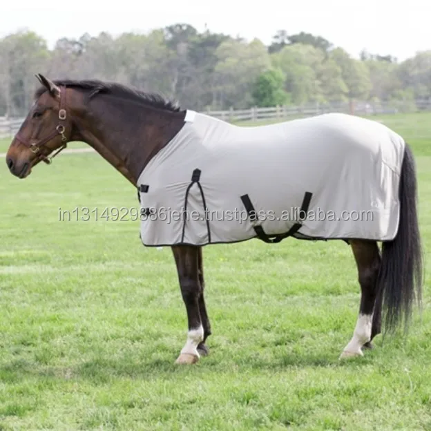 White Cooling Equestrian Summer Blankets Horse Rug