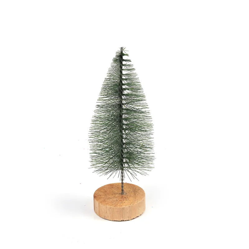 Hot Sale Mini Christmas Tree Artificial Sisal Bottle Brush Pine Small Home Garden Decor Desktop Decoration Christmas Gifts