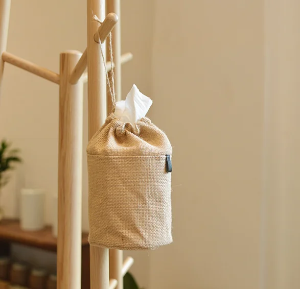 Wholesale hemp /jute drawstring sack gift bag for dog food