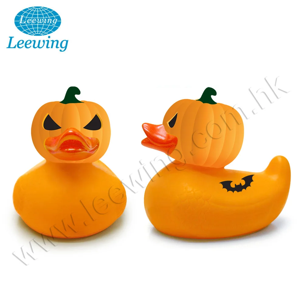Creative Festival Promo Gift Vinyl Pumpkin Halloween Duck Costume Rubber Duck