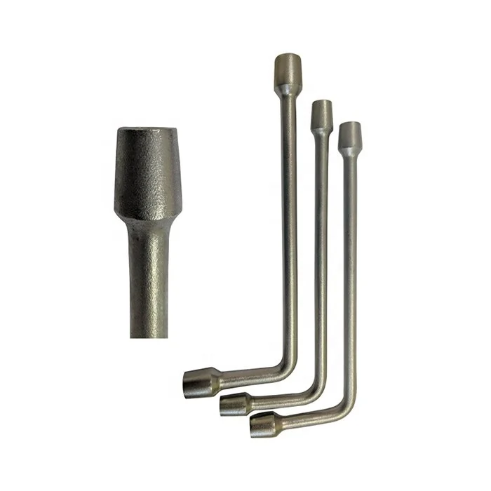 Custom Made CRV Steel Zinc Finish Tapper Wrench L Spanner For Provide Grip T Type Socket Wrench