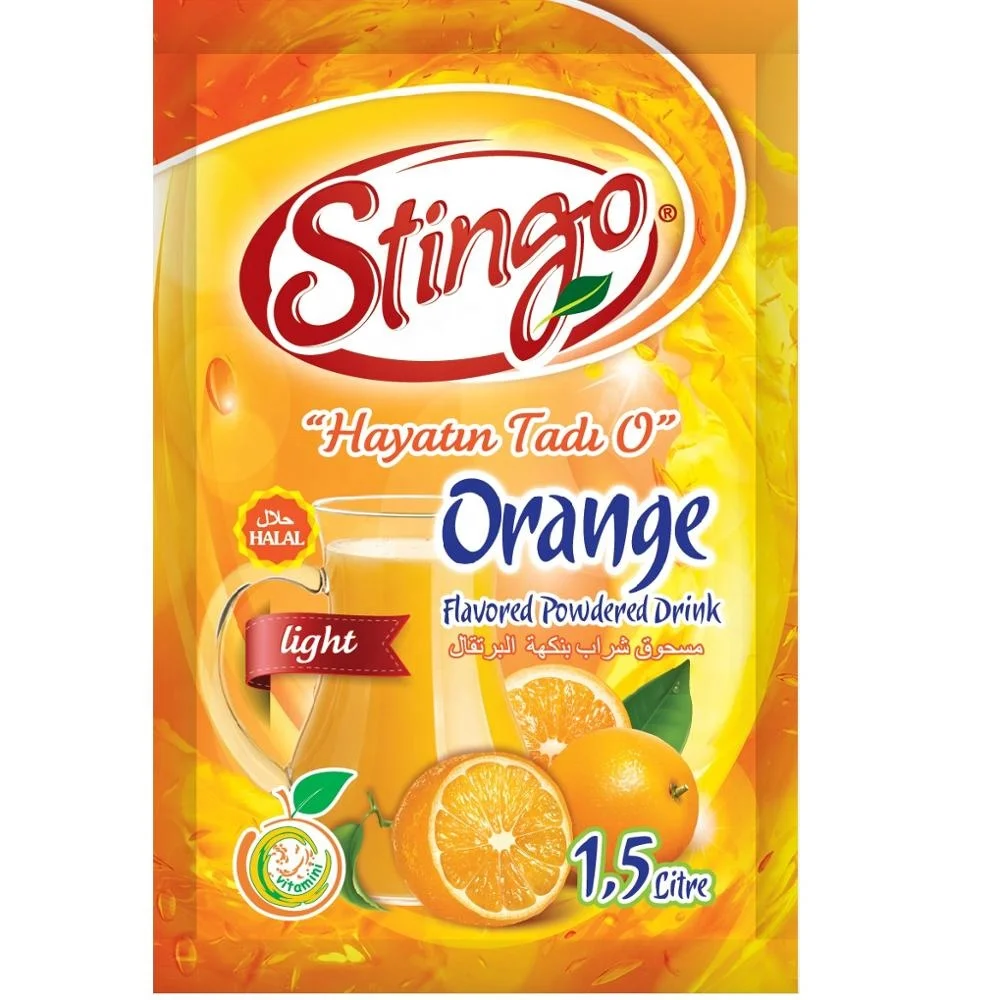 
Orange Flavored Instant juice Soft Drink 9 gram 