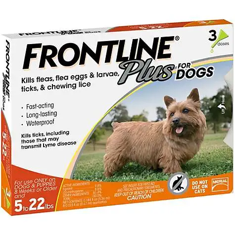 Frontline Plus Flea and Tick Treatment Dog Treatment Products