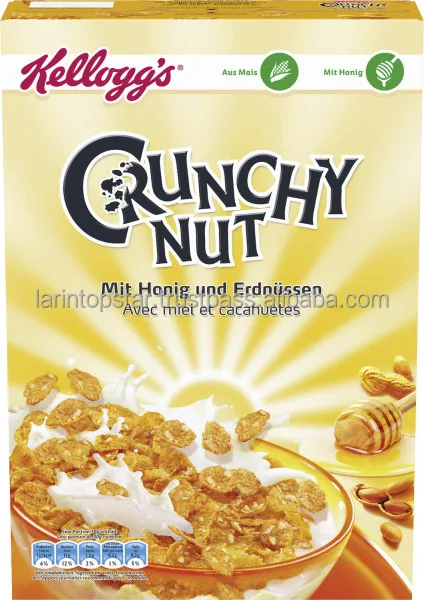 Kelloggs Crunchy Nut 600g (Breakfast Cereals,Baby cereals) frosted