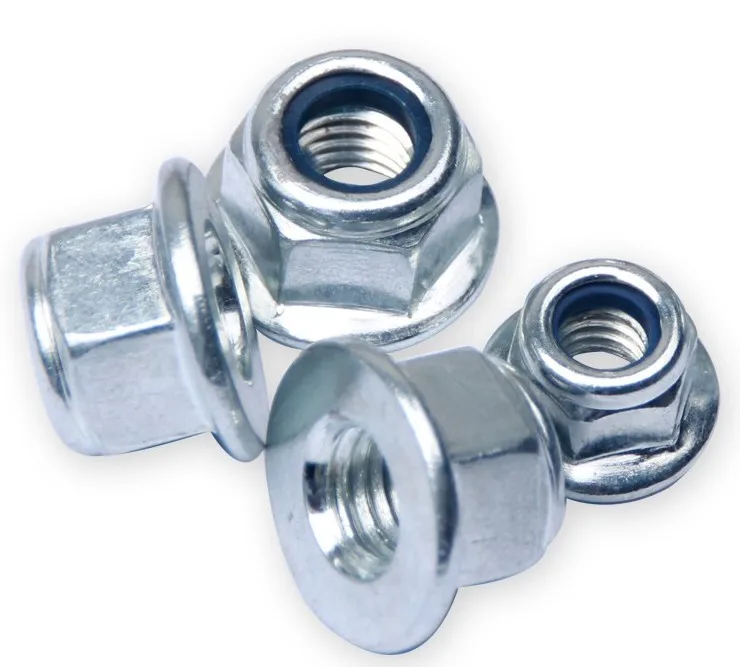 
DIN6926 stainless steel A2 304 nylon lock hex flang nut 