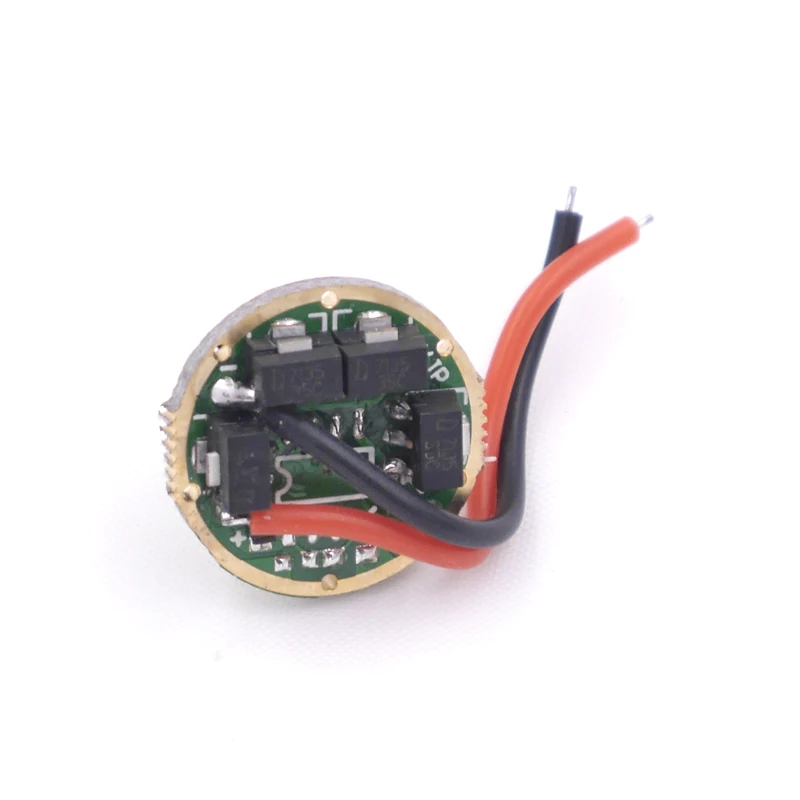 12x 7135 1/3/5 Mode 4200mA 17mm Driver flashlight Circuit Board 4.2A MCU For 10W XML L2 T6 U2 U3 V2 V5 V3 LED