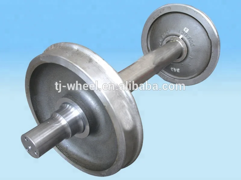 Forged locomotive wheelset and train wheel for hot sale