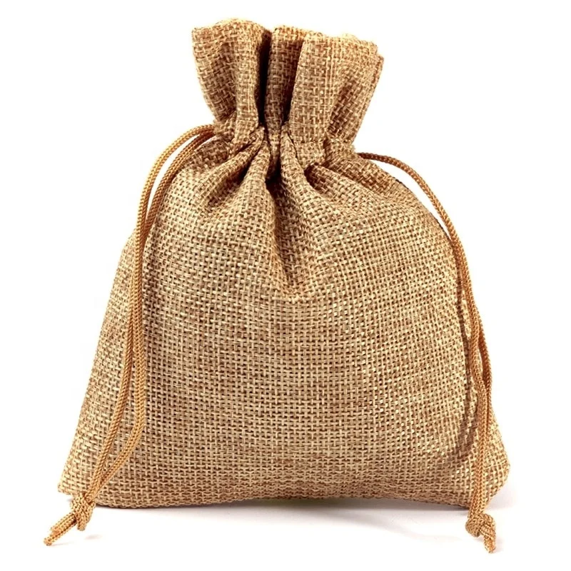Stylish Natural Raw Jute Pouch bag