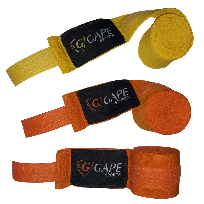 Wholesale Oem Custom Logo Boxing Hand Wraps Cotton Elastic Camo Print boxing Training Bandage Protection