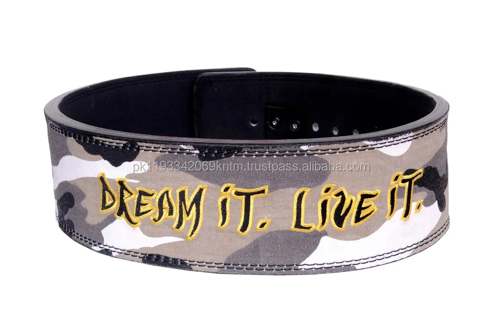 Hot Selling Camouflage Colors Weight Lifting belts in New colors Styles , Lever Belts Weight Lifting, Power Lifting Gym Belt