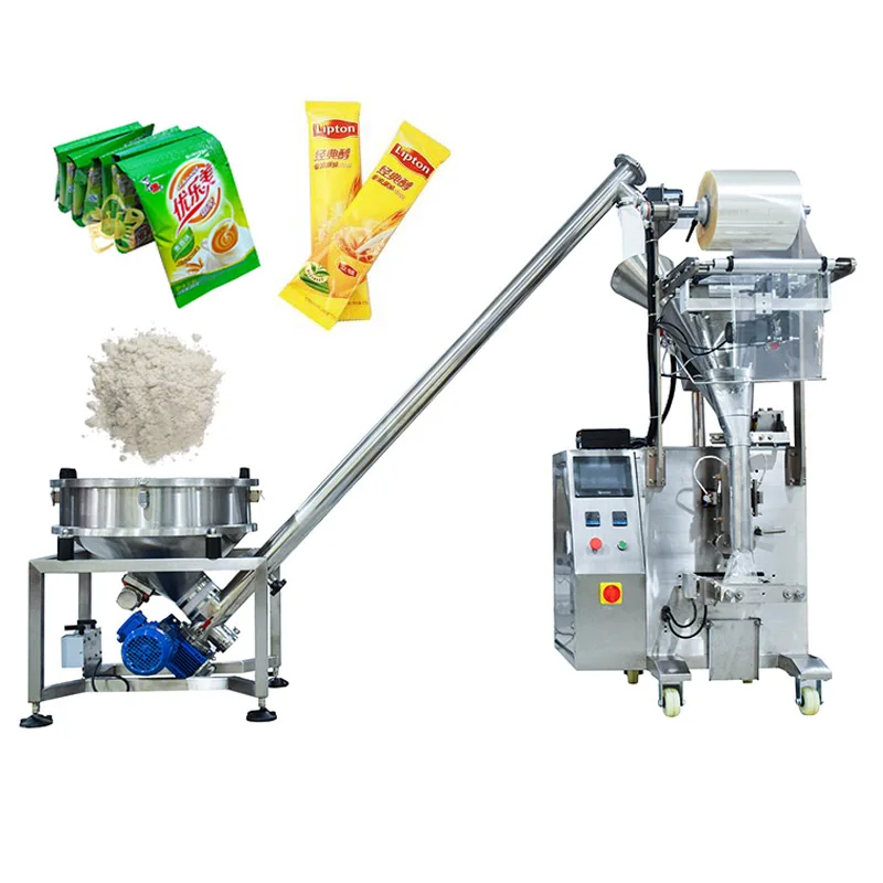 Sachet Packing Machine 18g 25g 30g Milk Powder Small Automatic Screw Filler