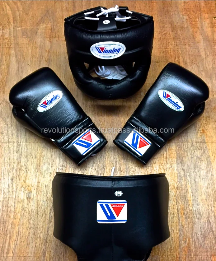 Black 100% Cowhide Boxing Set Latest Designs 2018 Best seller