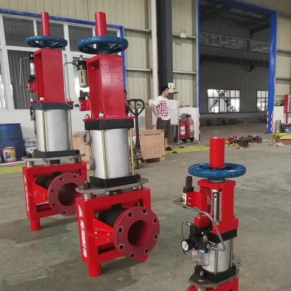 pneumatic pinch valve NBR rubber DN50